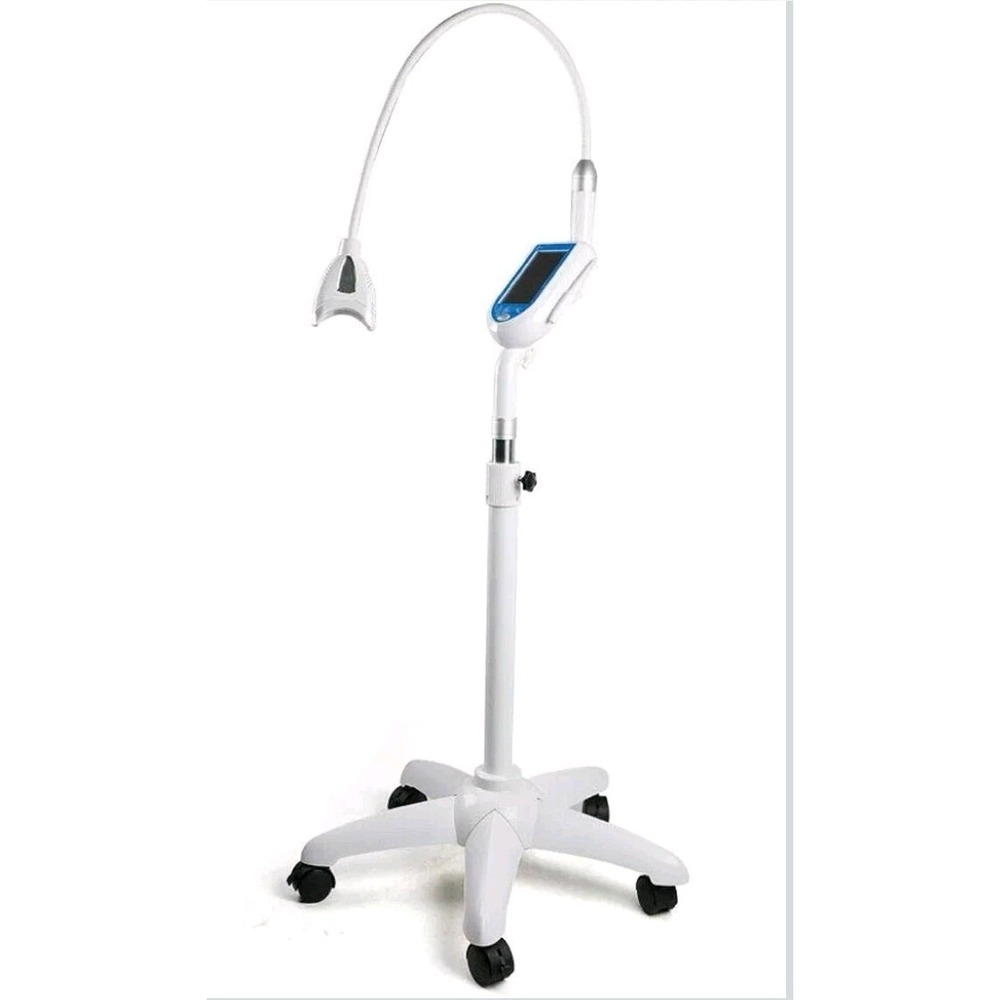 Dental Mobile Teeth Whitening System Accelerator 5" Touch Screen LED Light Lamp
